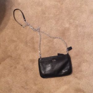 Black COACH crossbody bag